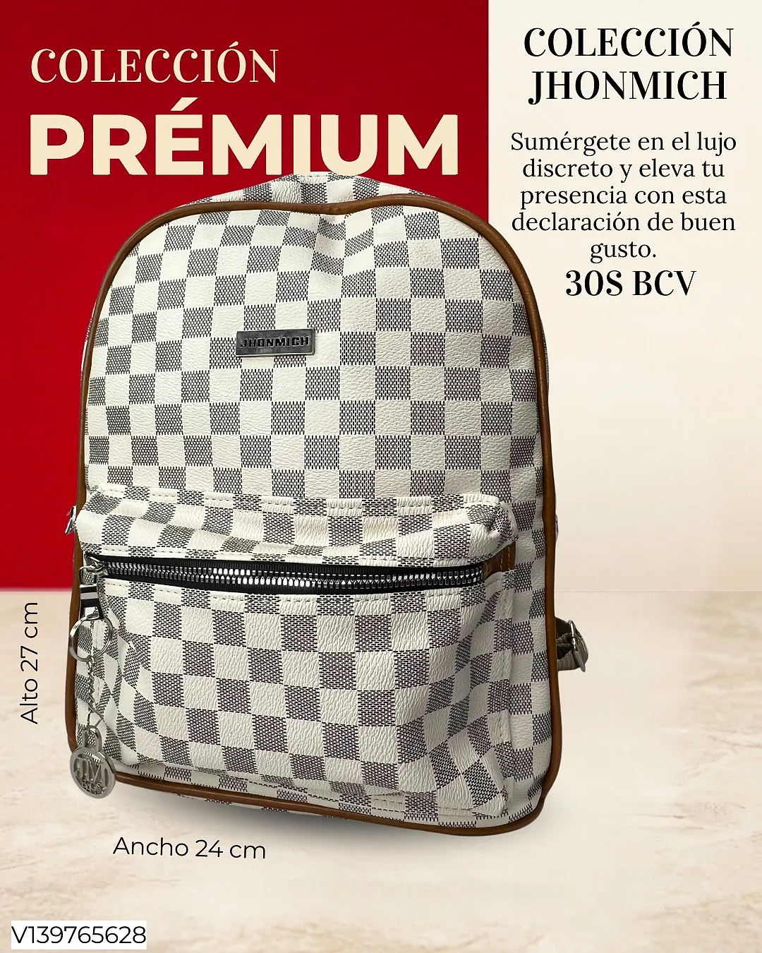 Morral Prémium Jhonmich a cuadros