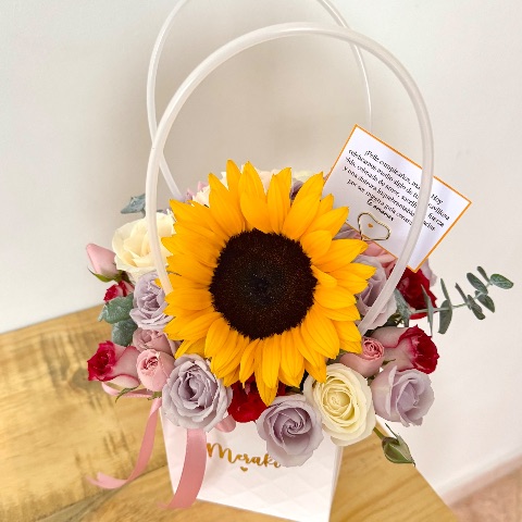 Mini cesta floral