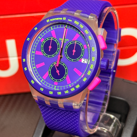 Swatch lol purp 43MM