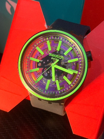Swatch skeleto green