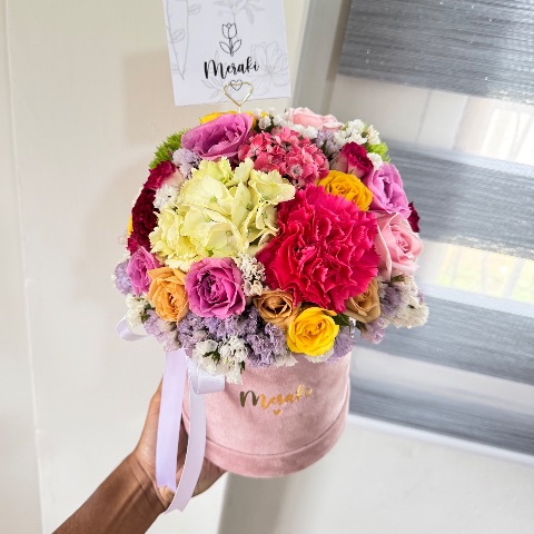 Mini bouquet de flores mixtas