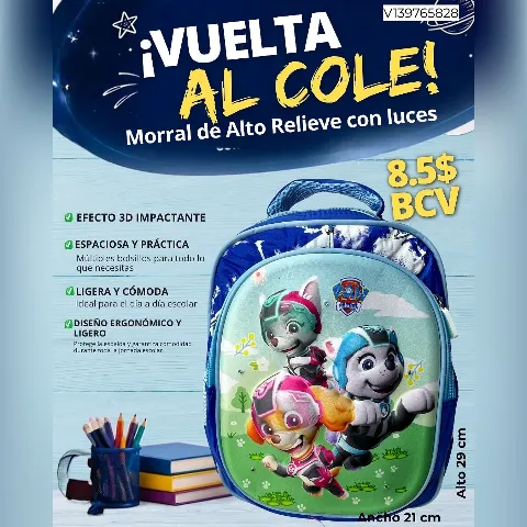 Morral 3D con Luces